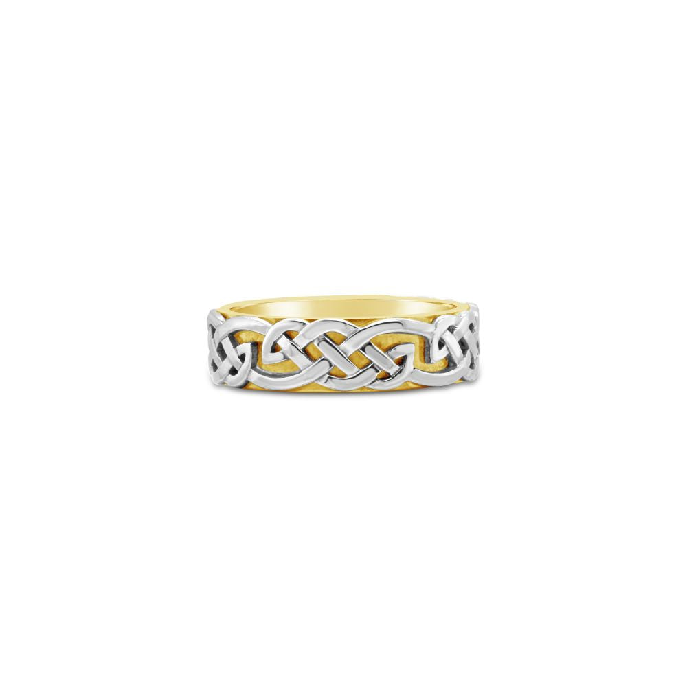 9ct Yellow Gold Palladium Celtic Class 