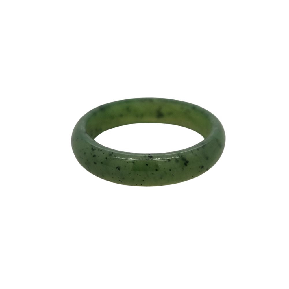 Solid on sale greenstone ring