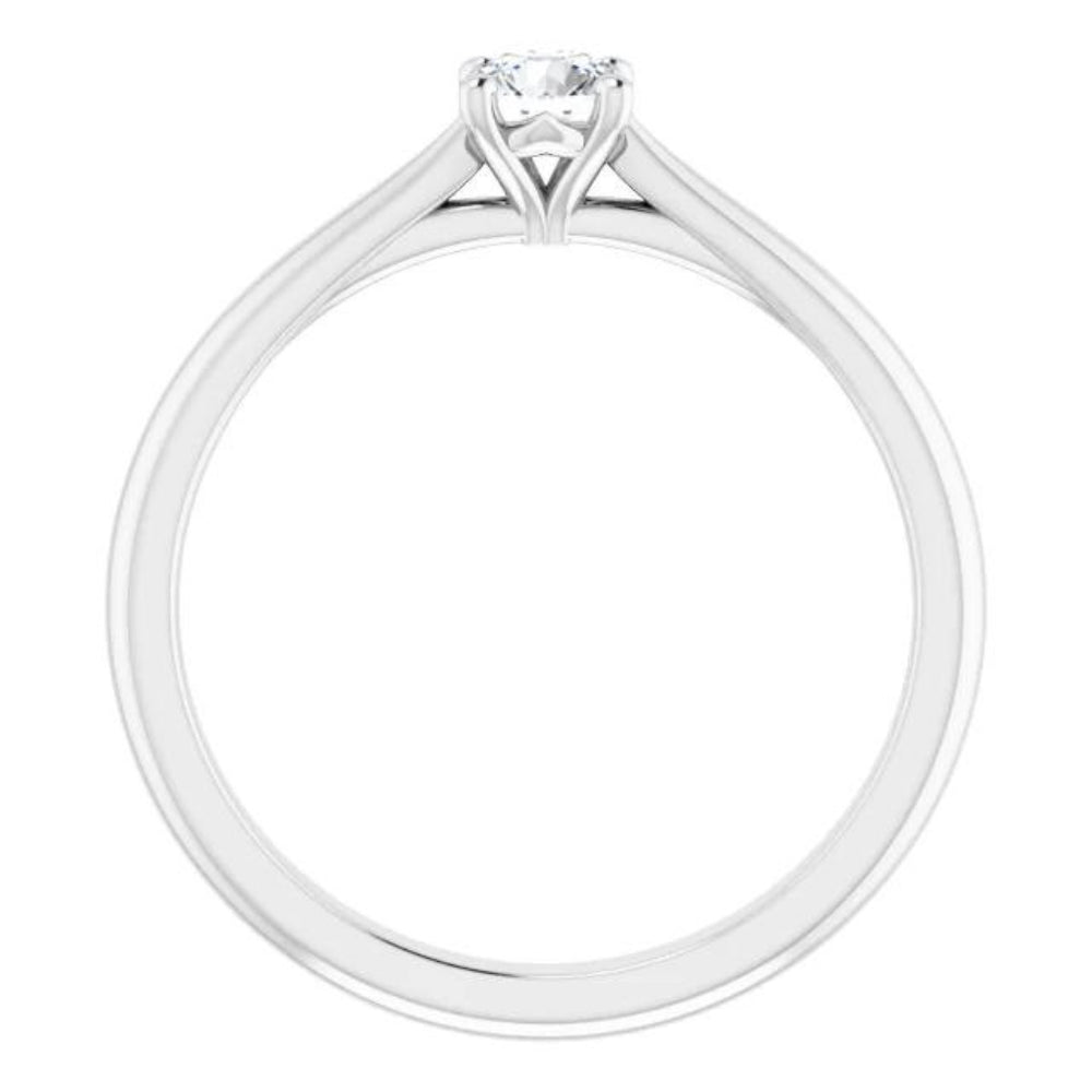 Vida 0.25ct Lab Created Diamond Solitaire Ring