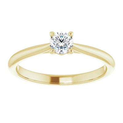 Vida 0.25ct Lab Created Diamond Solitaire Ring