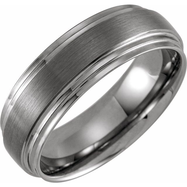 Tungsten Band with Double Edge (W)