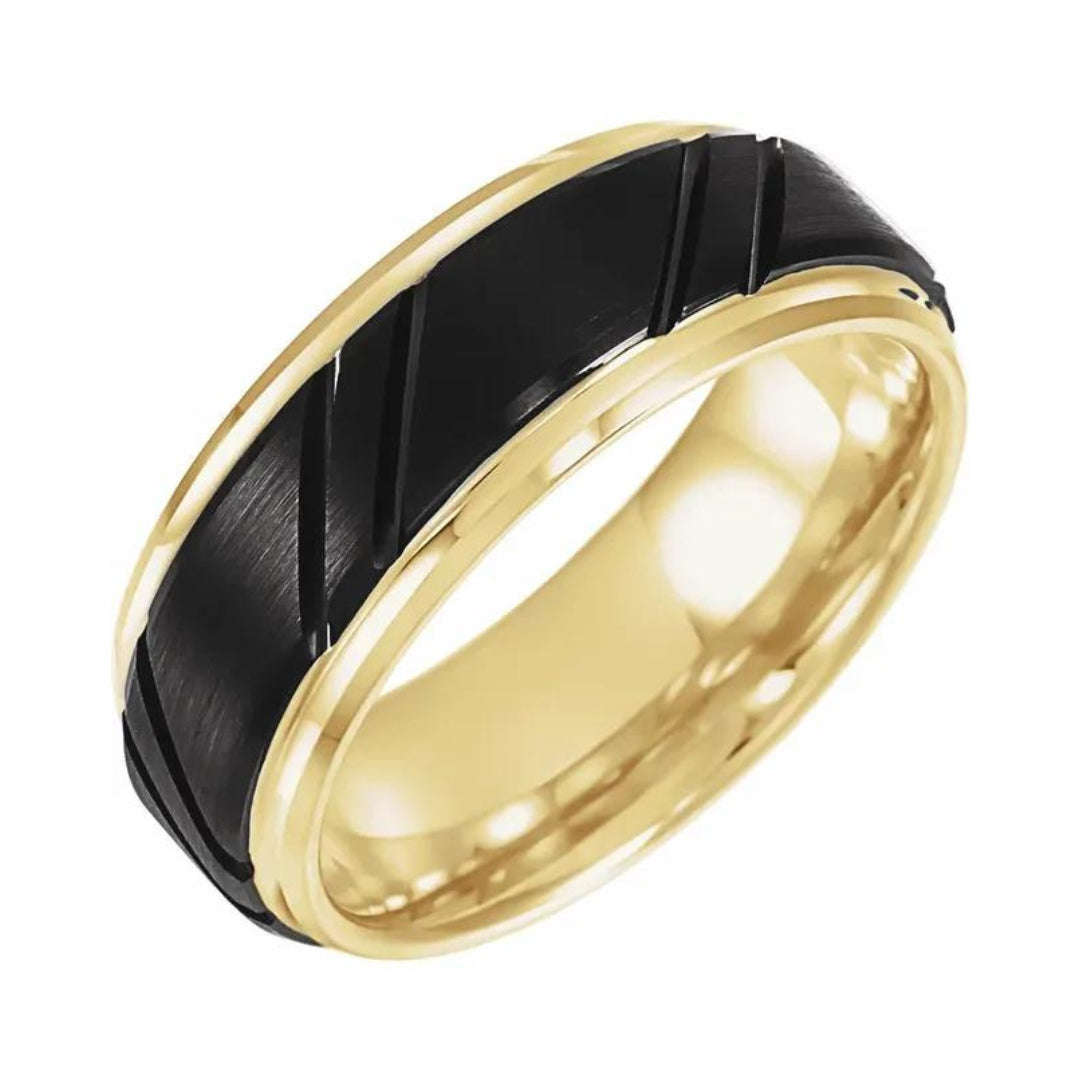 Gents Tungsten Ring