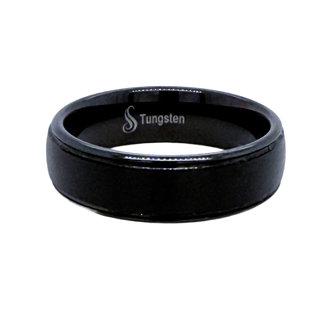Tungsten 6mm Grooved Band | 9