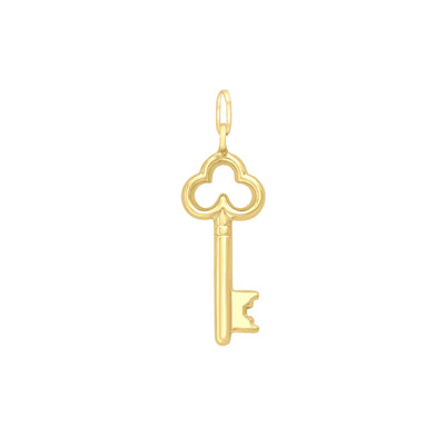 9k Yellow Gold Key Necklace