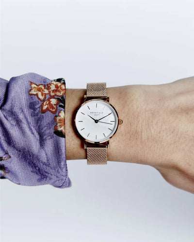 Rosefield Small Edit Rose Gold Watch