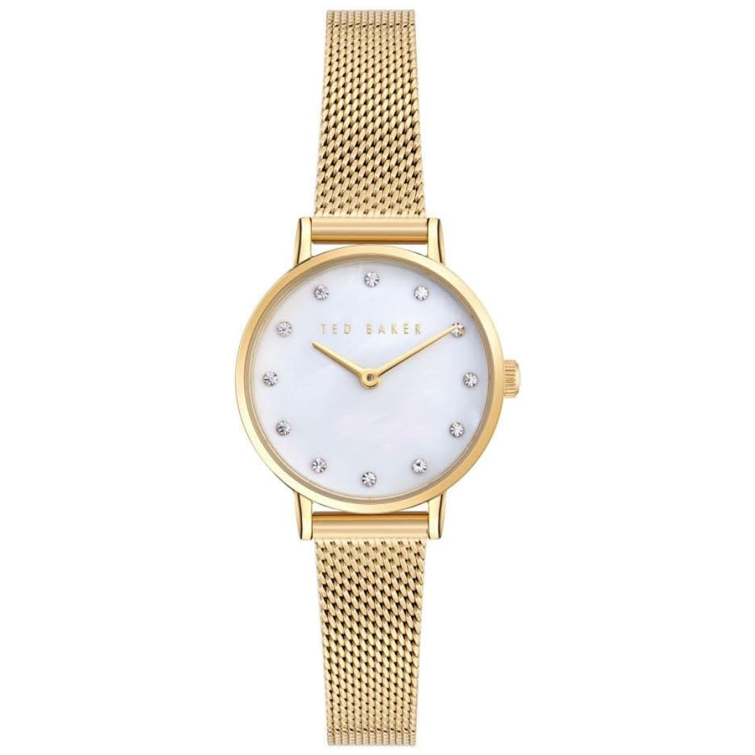Ted Baker Staciie Gold Mesh Strap Watch