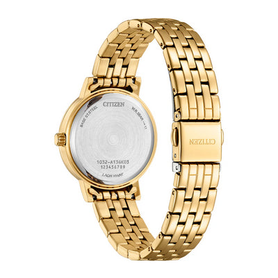 Citizen Quartz Mother Of Pearl Dial Stainless Steel Ladies Watch (31mm)