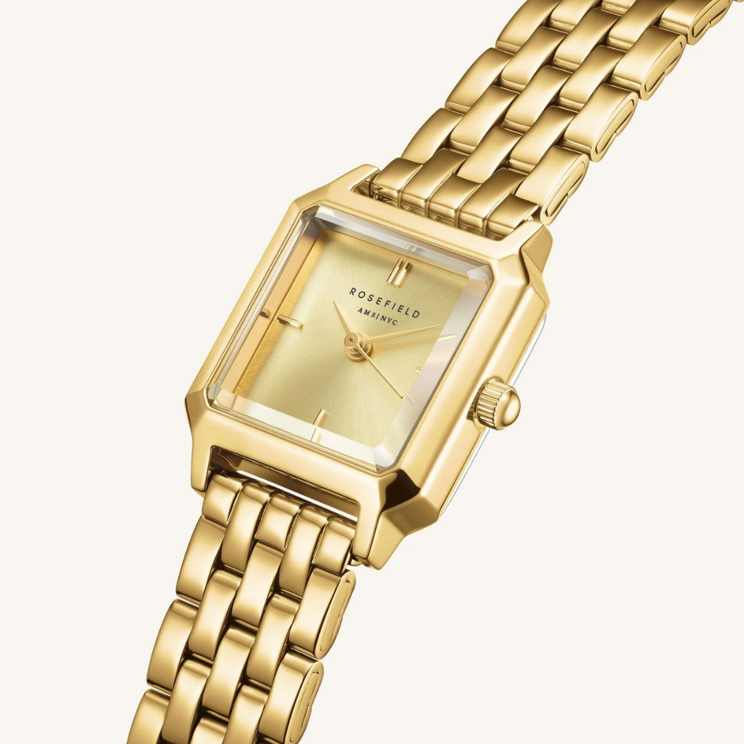 Rosefield Boxelle Champagne Watch