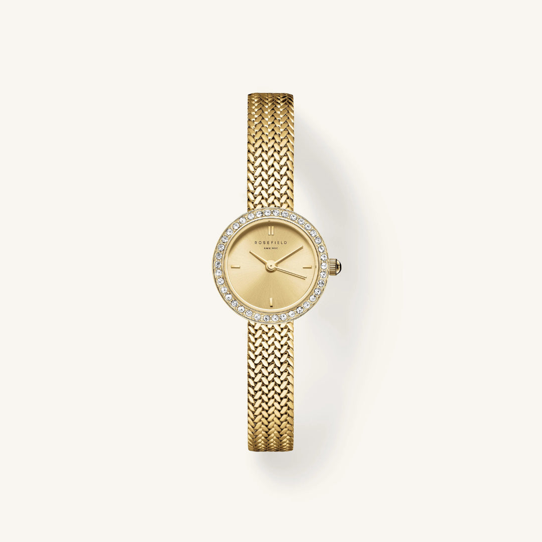 Rosefield Mini Small Edit Gold Watch