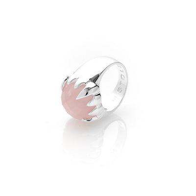 Stolen Girlfriends Club Rose Quartz Claw Ring (Q)