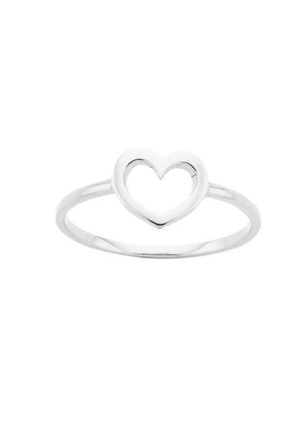 Karen Walker Silver Mini Heart Ring