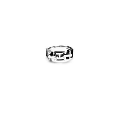 Stolen Girlfriends Club Death Metal Ring | Silver | Size V