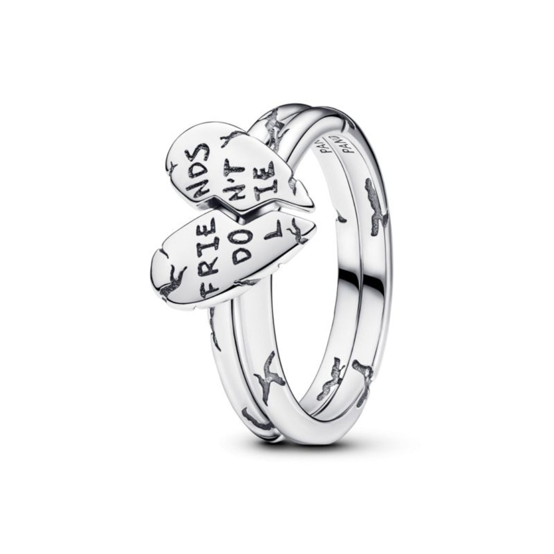 Pandora Pandora Stranger Things Friends Don't Lie Splittable Ring ...