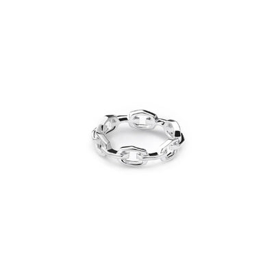 Stolen Girlfriend Club | Silver | Facet Chain | Ring | Size S
