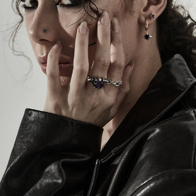 Stolen Girlfriend Club | Silver | Facet Chain | Ring | Size S
