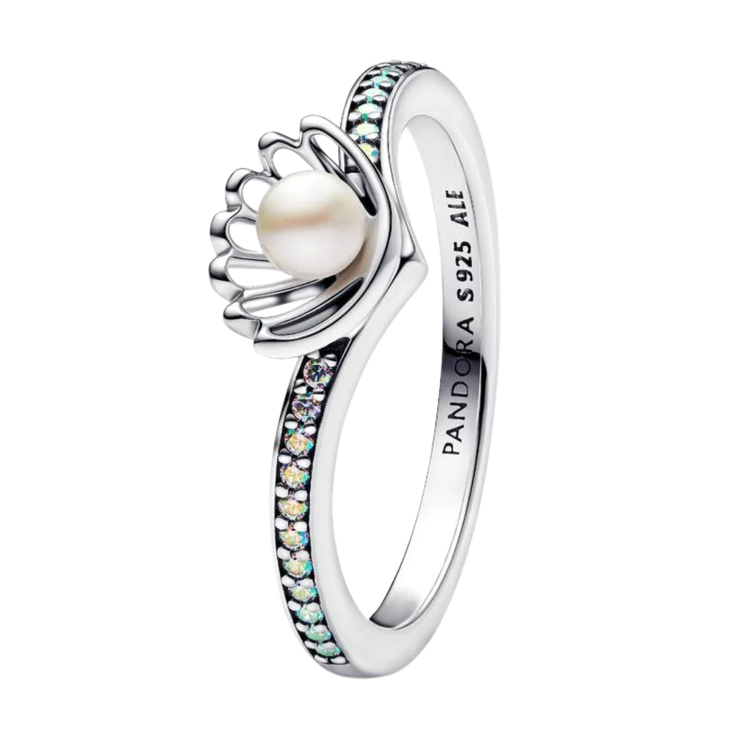 Pandora Pandora Disney Princess Ariel Shell Treated Freshwater Cultured ...