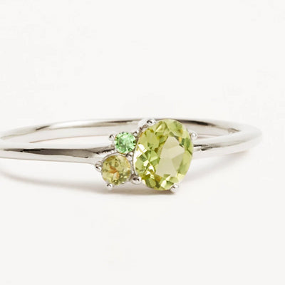 By Charlotte | Kindred | August | Birthstone | Silver | Ring | Size N