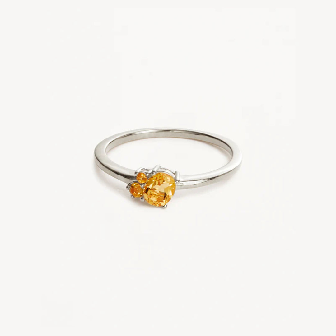 By Charlotte | Kindred | November | Birthstone | Silver | Ring | Size N