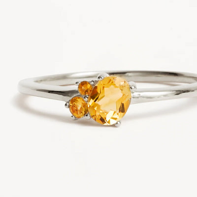 By Charlotte | Kindred | November | Birthstone | Silver | Ring | Size N