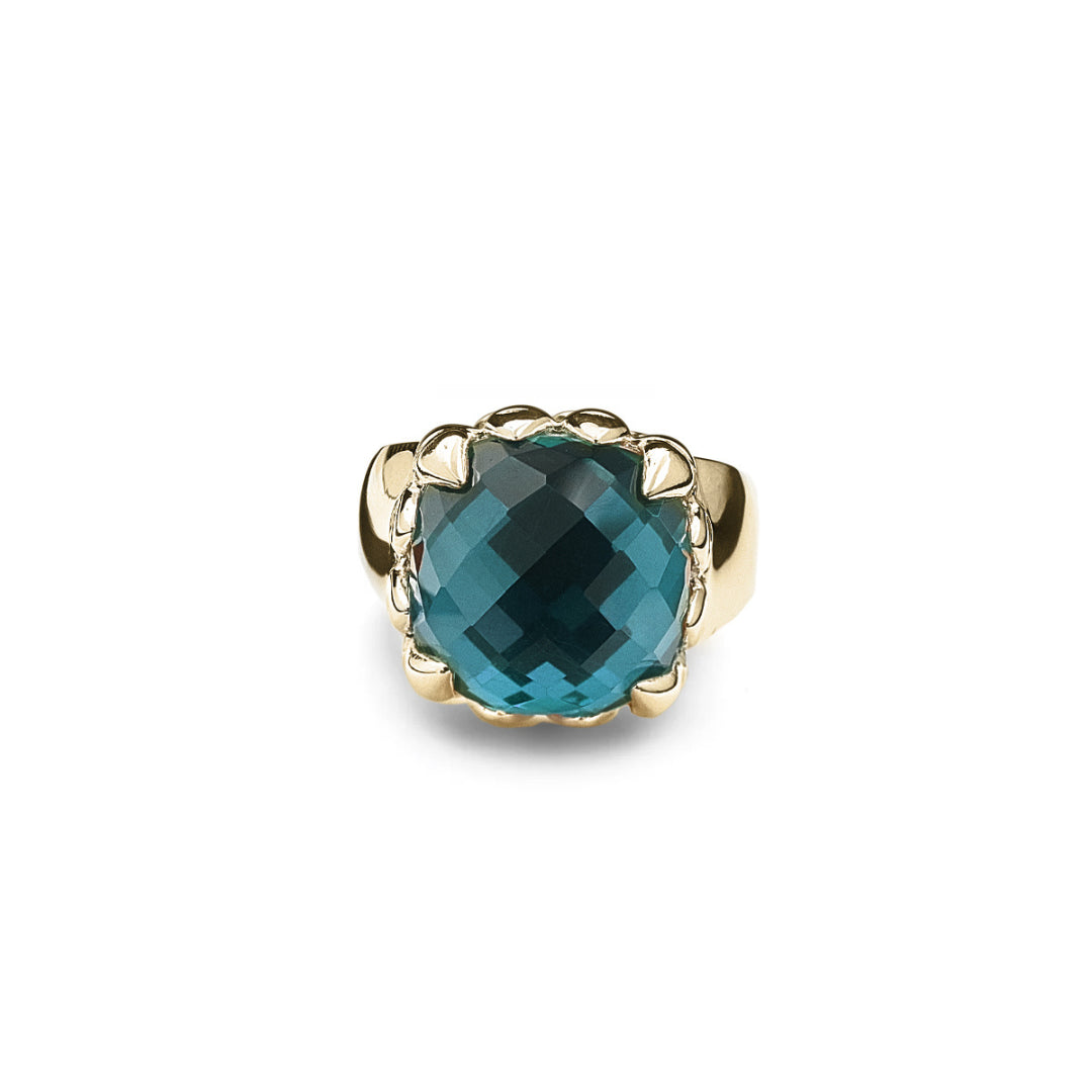 Stolen Girlfriend Club | Claw | Moodstone | Gold Plated | Ring | Size Q