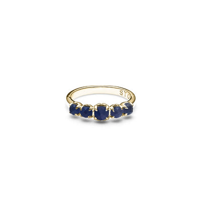 Stolen Girlfriend Club | Halo Cluster | Moodstone | Gold Plated | Ring | Size Q