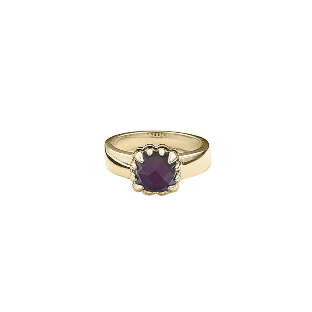 Stolen Girlfriend Club | Baby Claw | Moodstone | Gold Plated | Ring | Size Q