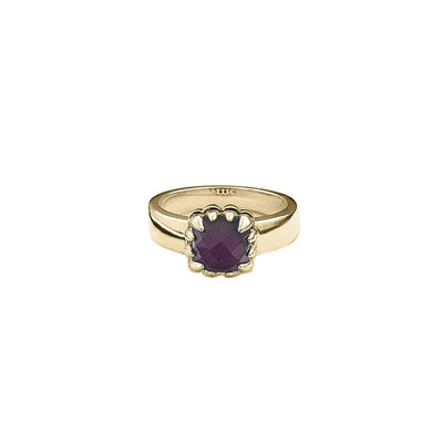 Stolen Girlfriend Club | Baby Claw | Moodstone | Gold Plated | Ring | Size Q