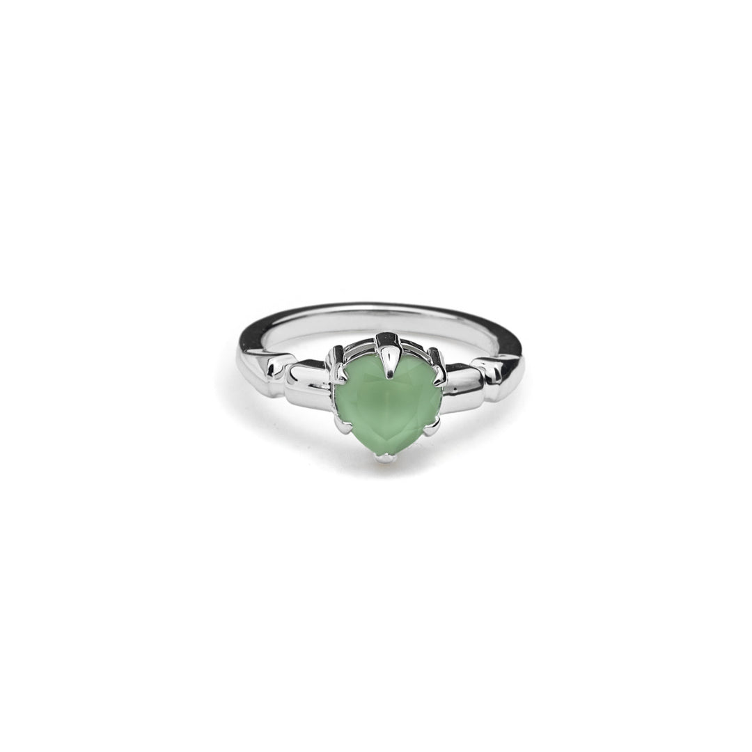 Stolen Girlfriend Club | Precious Punk | Green Amethyst | Ring | Size N