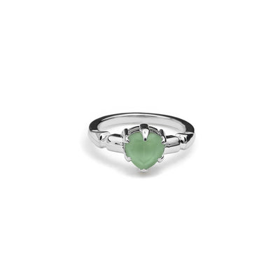 Stolen Girlfriend Club | Precious Punk | Green Amethyst | Ring | Size N