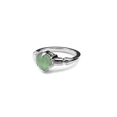 Stolen Girlfriend Club | Precious Punk | Green Amethyst | Ring | Size N