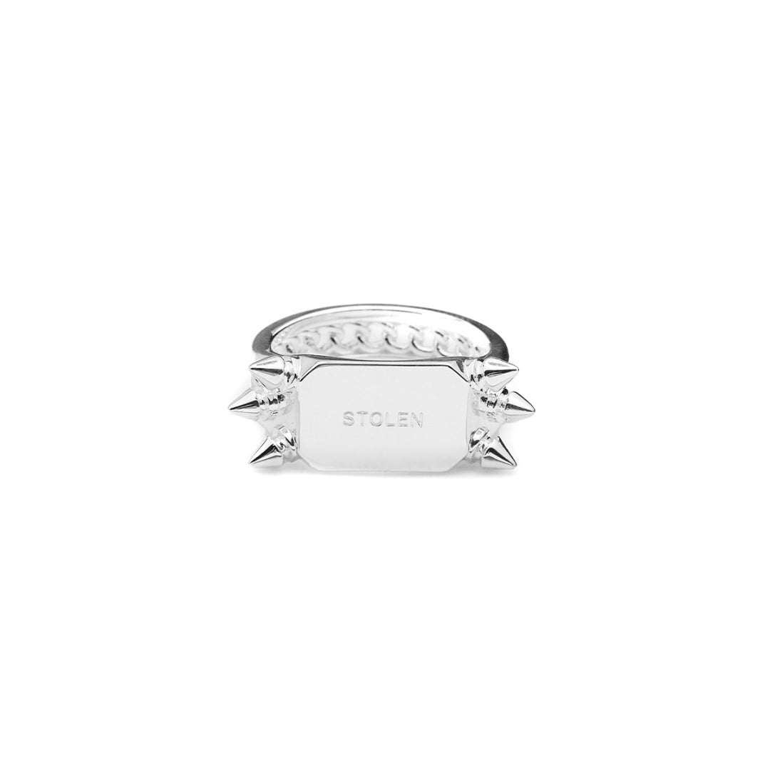 Stolen Girlfriend Club | Precious Punk | Block Ring | Size T