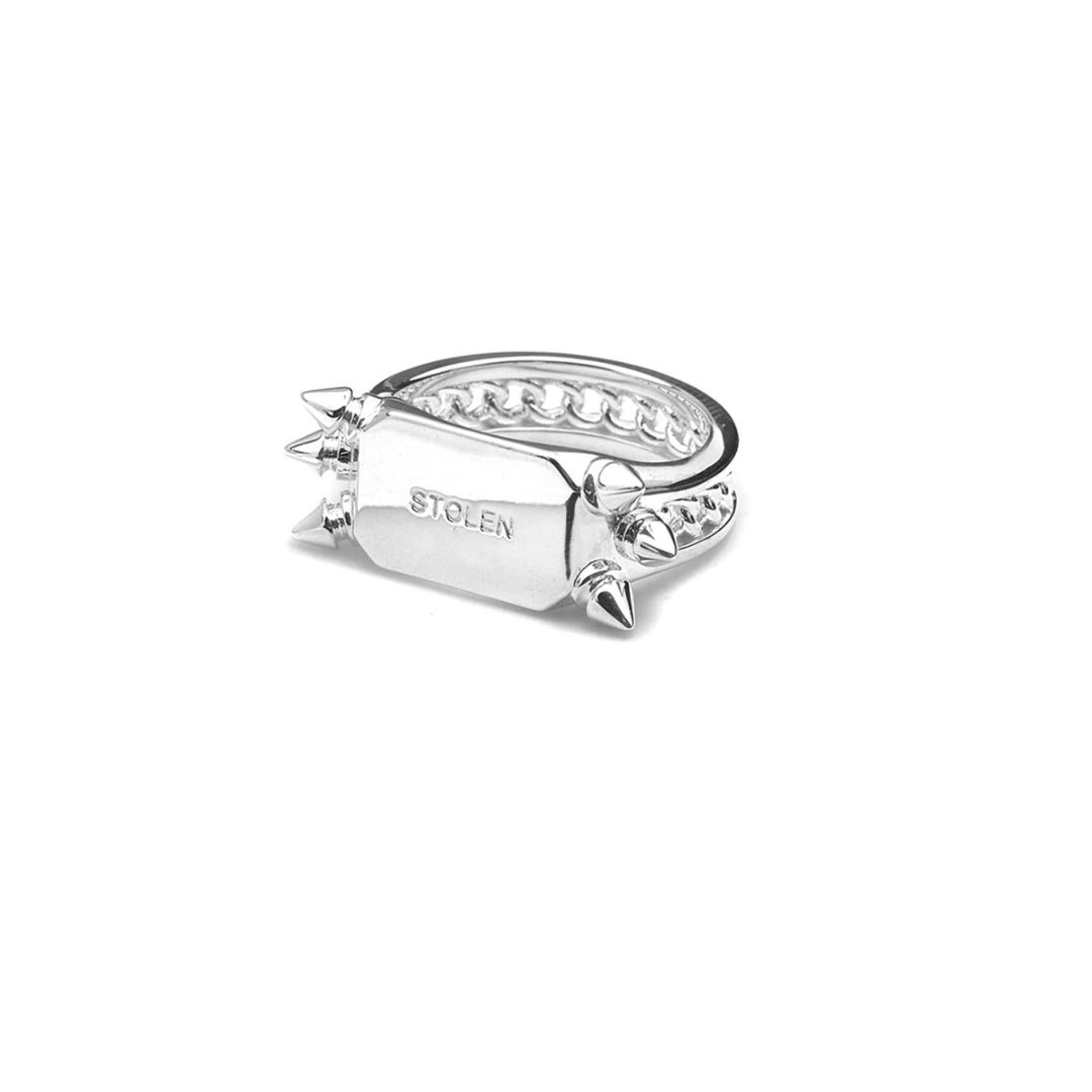 Stolen Girlfriend Club | Precious Punk | Block Ring | Size T