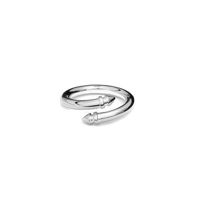 Stolen Girlfriend Club | Twisted Fob | Ring | Size N