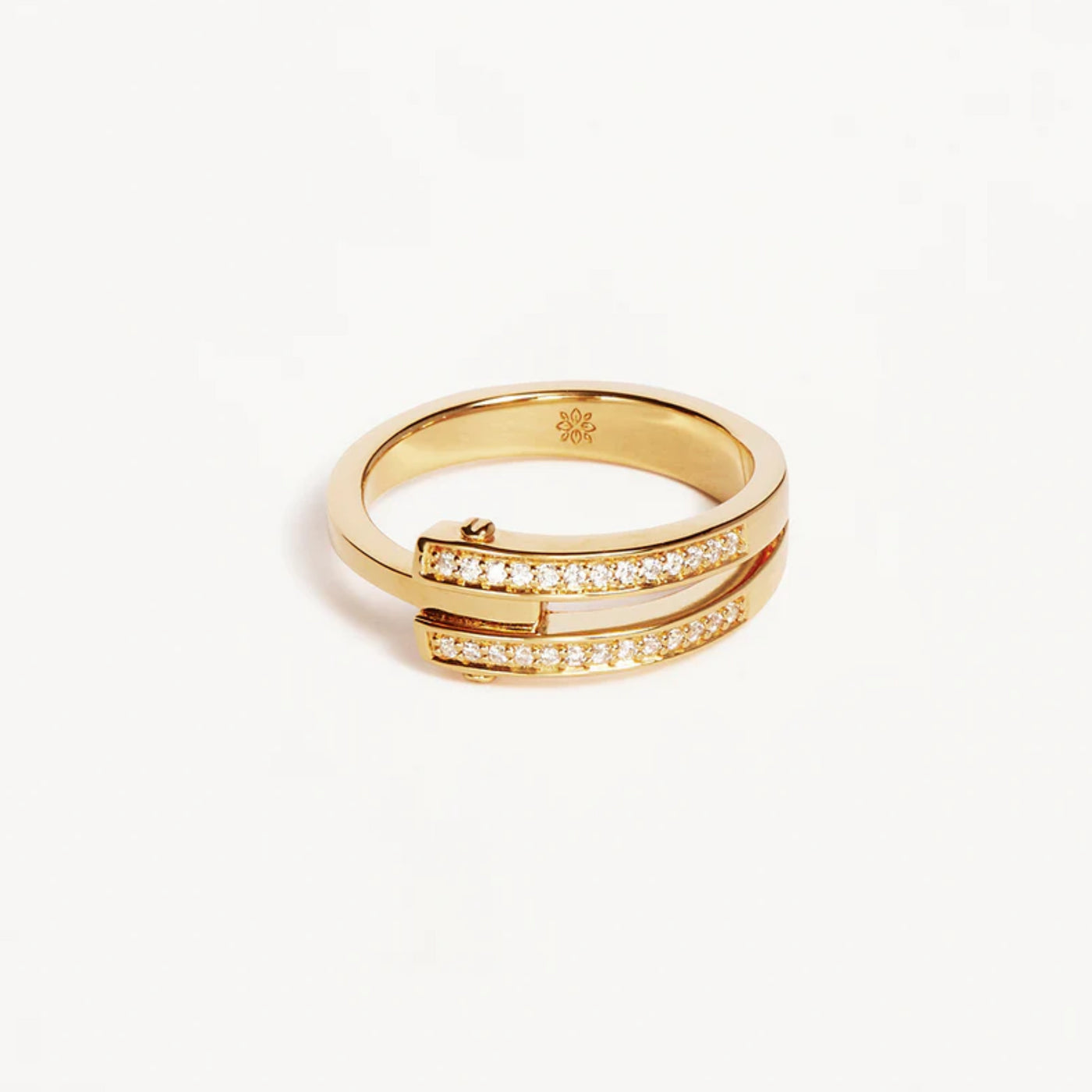 By Charlotte | Connect Deeply | 18k Gold Vermeil | Ring | Size L