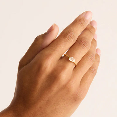 by charlotte | Ring | Birthstone | Moonstone | 18YGP