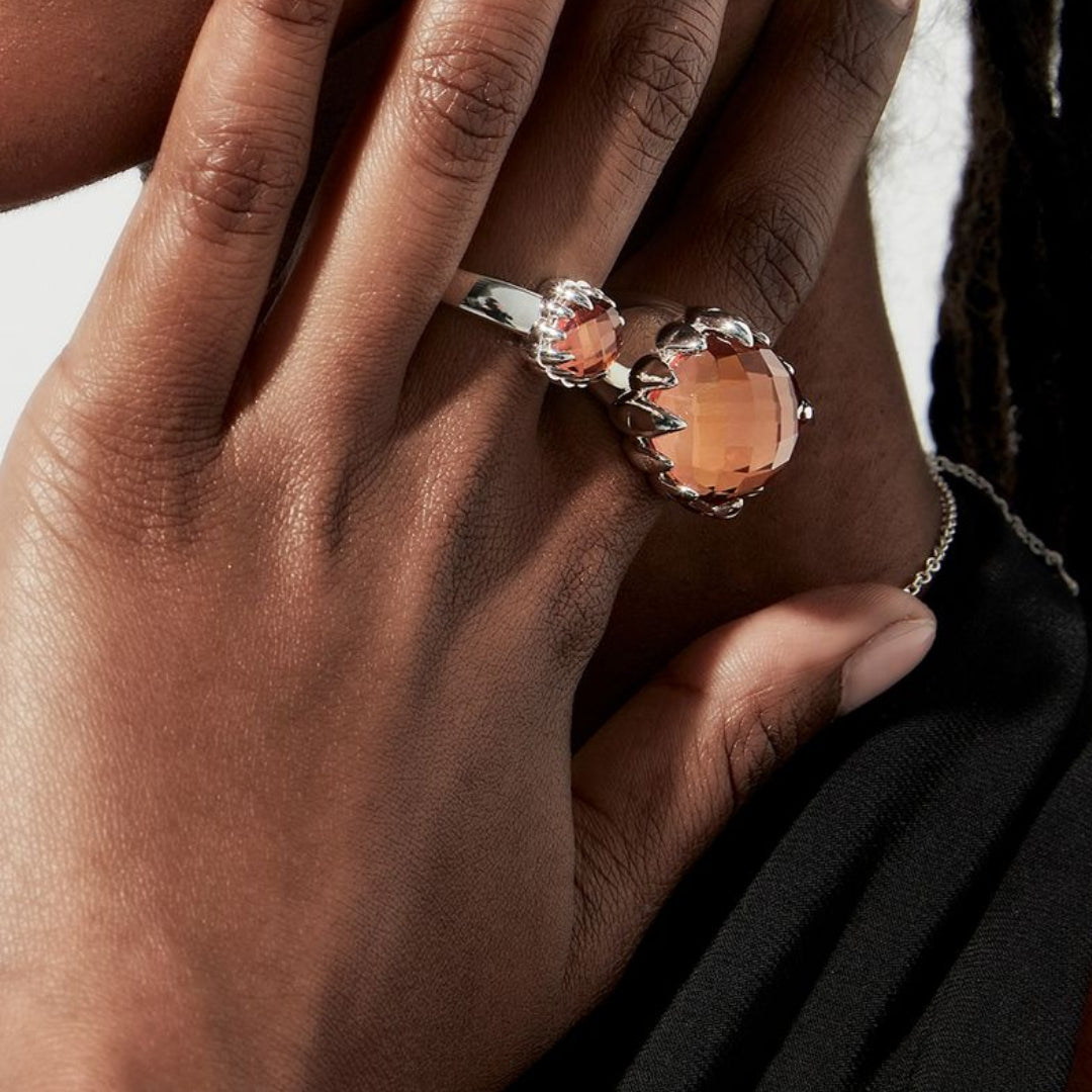 Stolen Girlfriends Club | Claw Ring | Citrine | STG