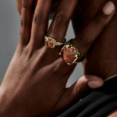 Stolen Girlfriends Club Baby Claw Ring | Citrine | YGP