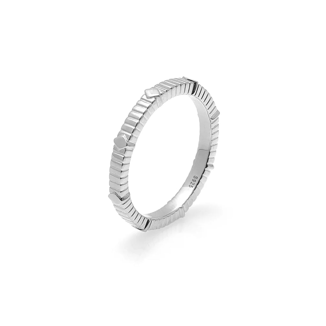 Silk & Steel | Unity Stacker | Ring | Stg