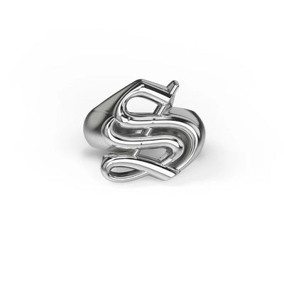 Stolen Girlfriends Club Old English Signet Ring | STG