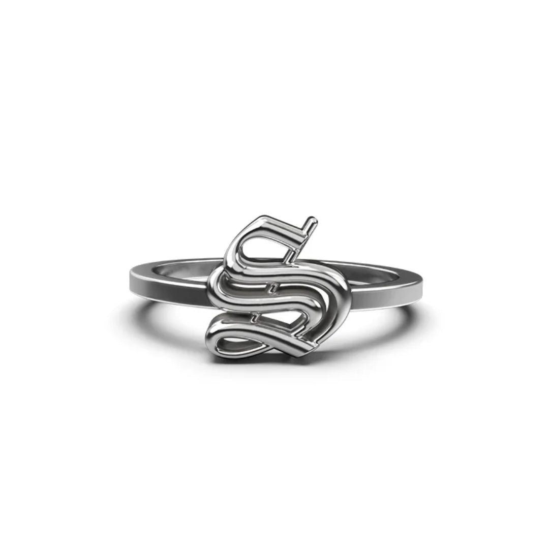 Stolen Girlfriends Club Old English Ring STG