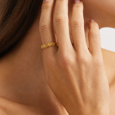 By Charlotte Bloom With Grace Ring | 18K Gold Vermeil