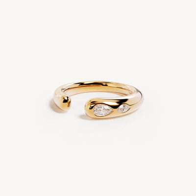 By Charlotte Dewdrop Ring | 18k Gold Vermeil