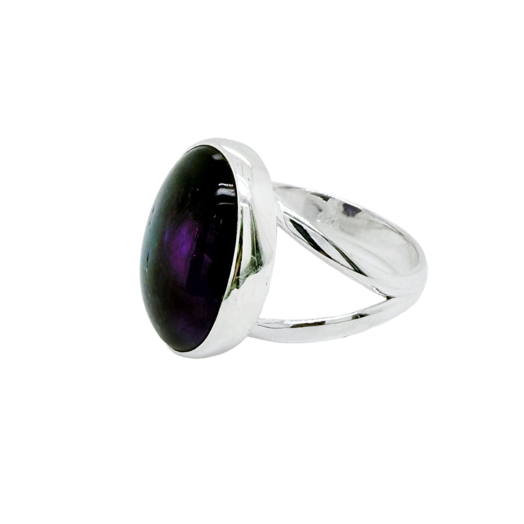 Amethyst & Silver Ring