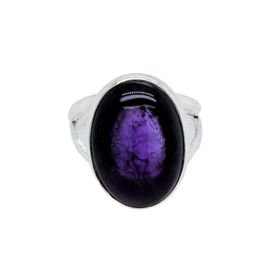 Amethyst & Silver Ring