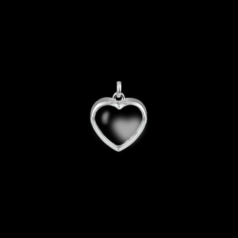 Stow Medium Sterling Silver Heart Locket