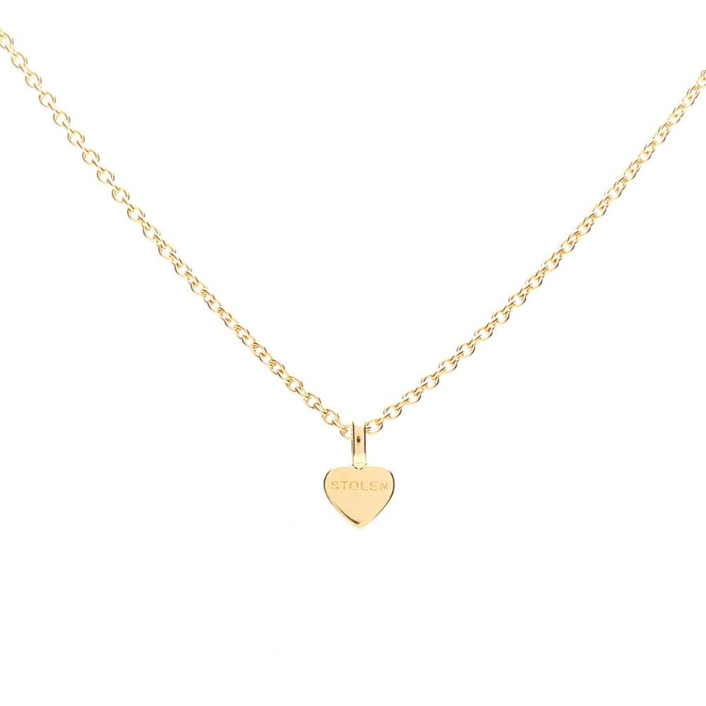 Stolen Girlfriends Club Stolen Heart Necklace | Gold Plated