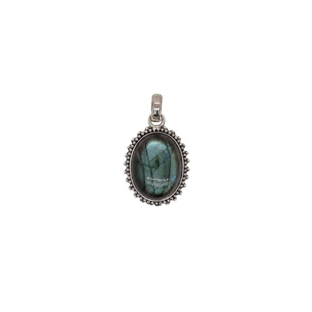 Luna 'Euanthe' Labradorite Cabochon Pendant