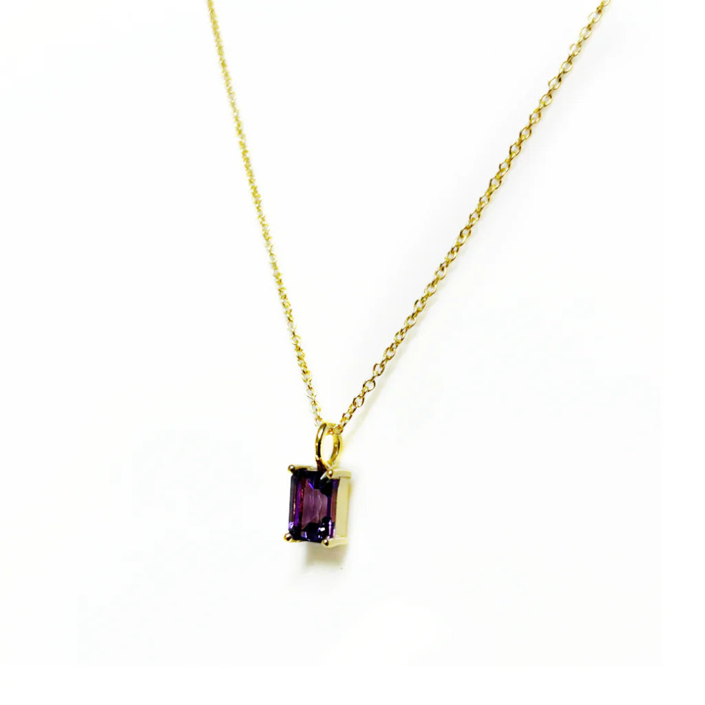 Luna 'Juliet' Purple Amethyst Necklace