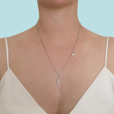 Boh Pearly Shell Stg FW Pearl Necklace