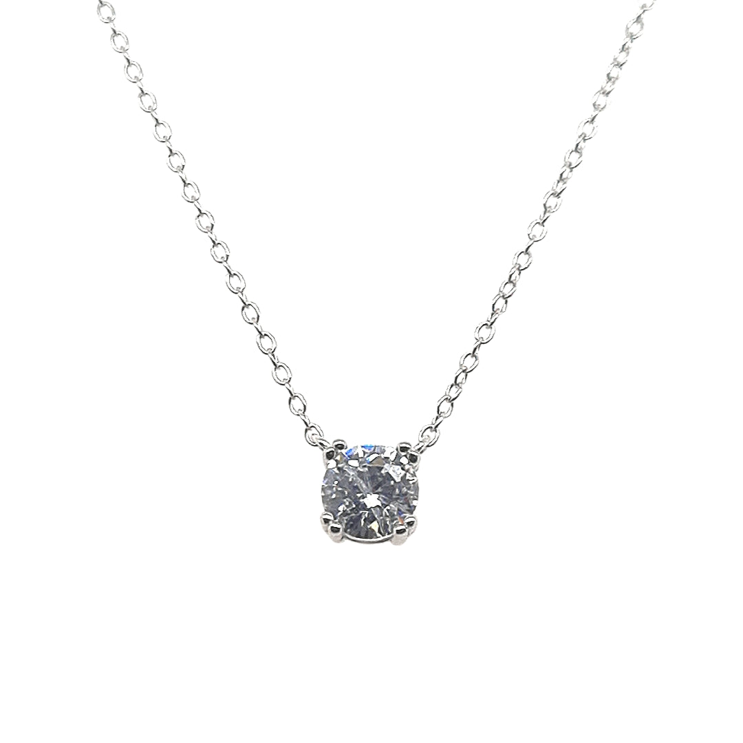 Grace 'Simplicity' Solitaire Necklace